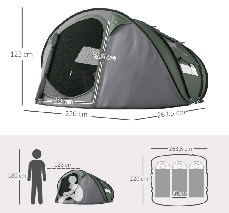 Pop up tent