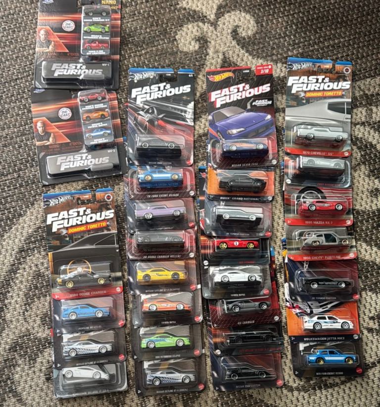 27 fast and furious hot wheel cars and two times bonus, £120.00 for Sale