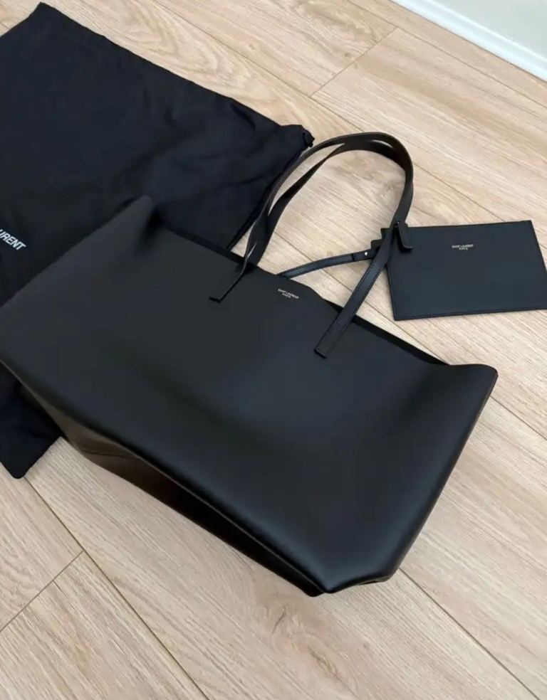 Black Saint Laurent Tote Bag