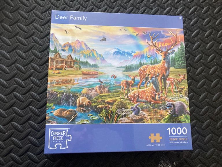 Deer Family Jigsaw Puzzle 1000 pieces New Sealed