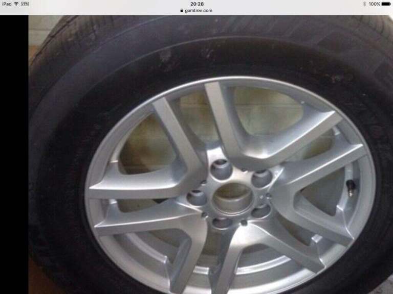 BMW X5 spare alloy & tyre new unused