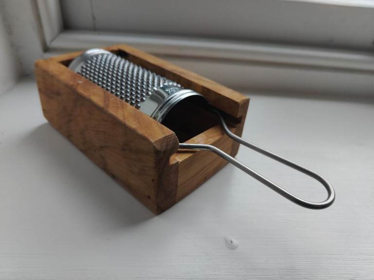Italian Made Olive Wood Parmesan Grater
