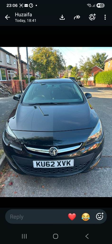 Vauxhall, ASTRA, Hatchback, 2012, Manual, 1686 (cc), 5 doors