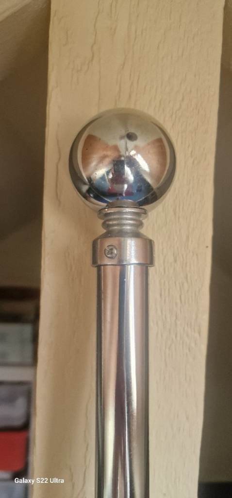 150cm fixed curtain pole 