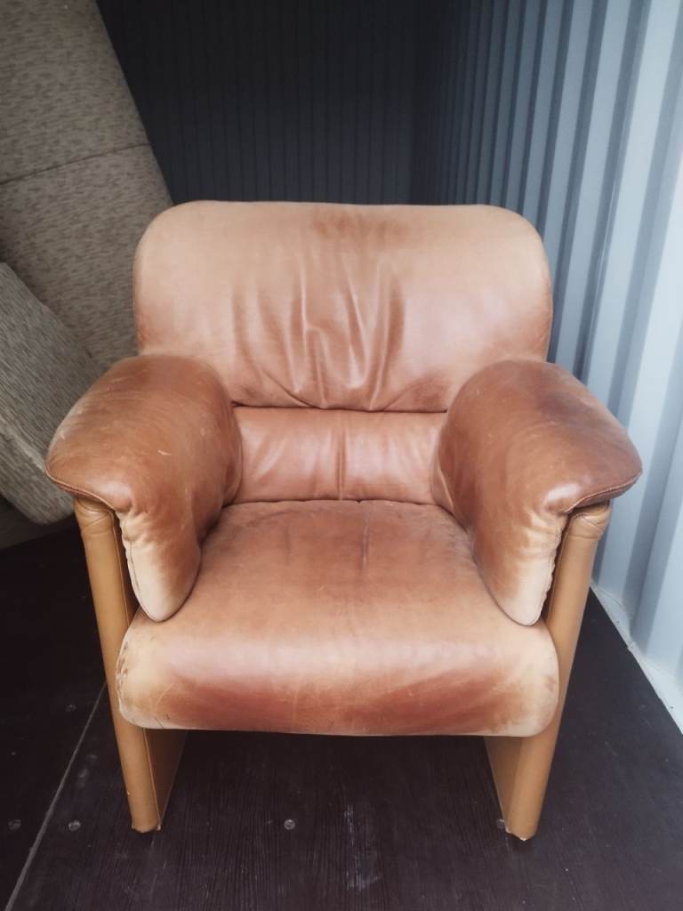 Jori vintage leather armchair 