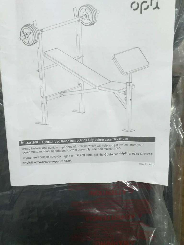 Opti Bench Press Home Gym