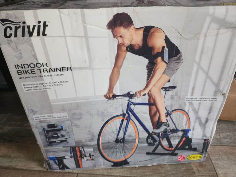 Turbo indoor bike trainer