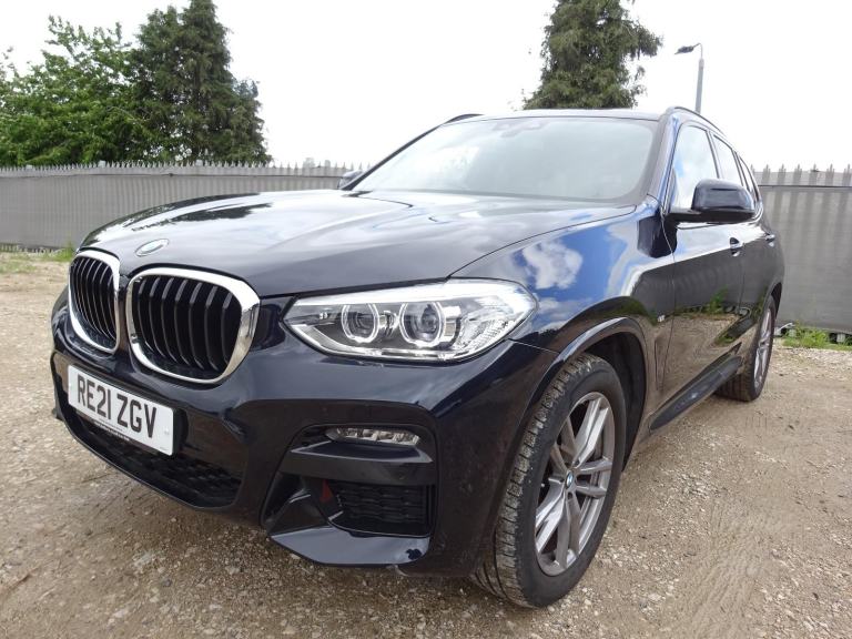 2021 21 REG BMW X3 XDRIVE20I M SPORT AUTO DAMAGED REPAIRABLE SALVAGE