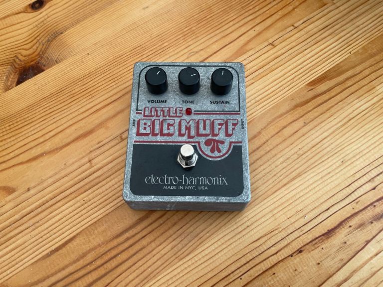 Electro-harmonix Little Big Muff guitar distortion effects pedal
