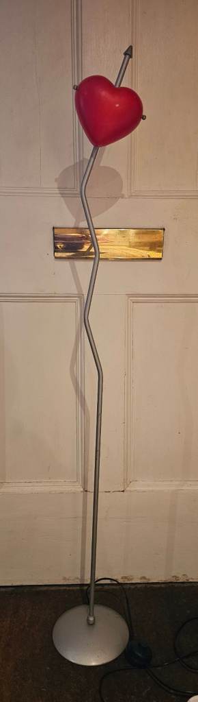 Heart Floor Lamp. With Switch. 1.4m Tall