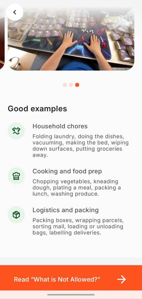 Get paid for household tasks. The only legitimate work from home job on here.