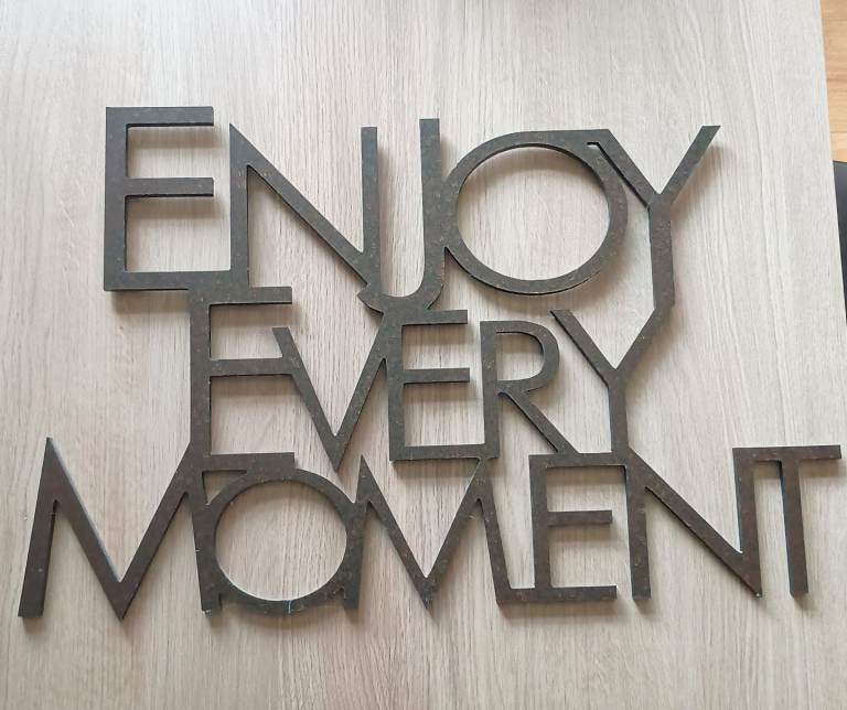 Enjoy Every Moment Wall Plaque/Wall Art