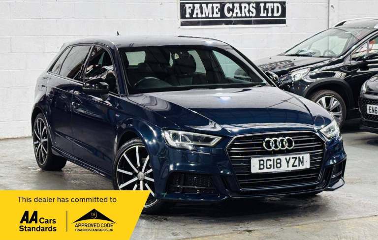2018 Audi A3 1.6 TDI 116 Black Edition 5dr S Tronic HATCHBACK DIESEL Automatic