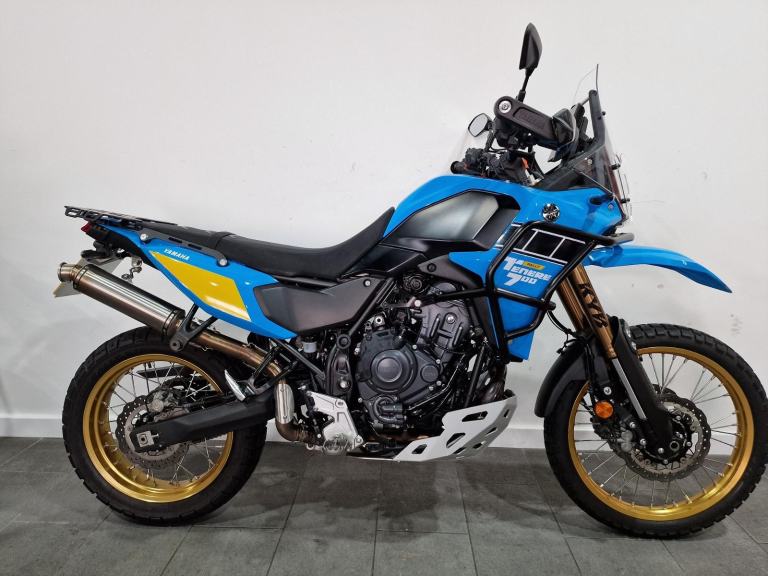 2025 Yamaha TENERE 700 RALLY, KYB Long Travel Forks Sports Silencer Quickshifter