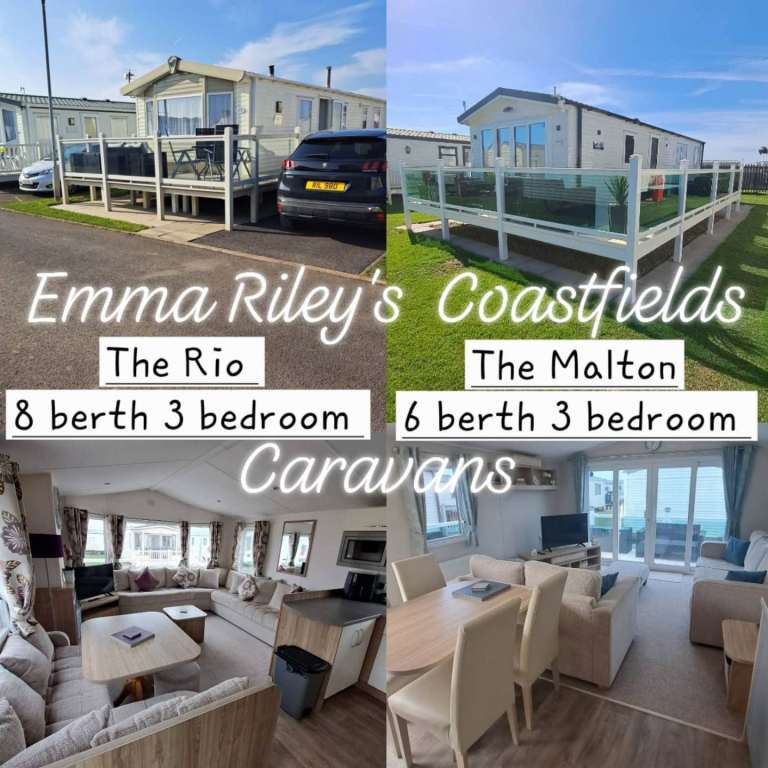 Caravans Ingoldmells skegness entertainment, arcades, bars & swimming on site. Close to beach 
