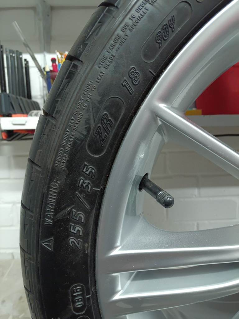 Original BMW 18 inch alloy wheel and tyre