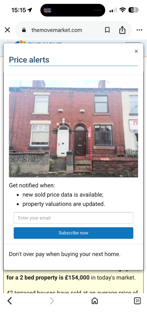 2 Bed room house on rent 