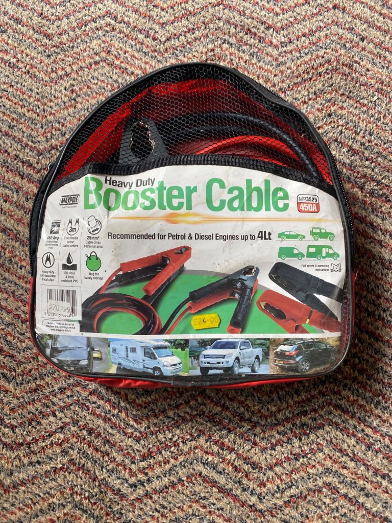 Maypole Heavy Duty Booster Cable