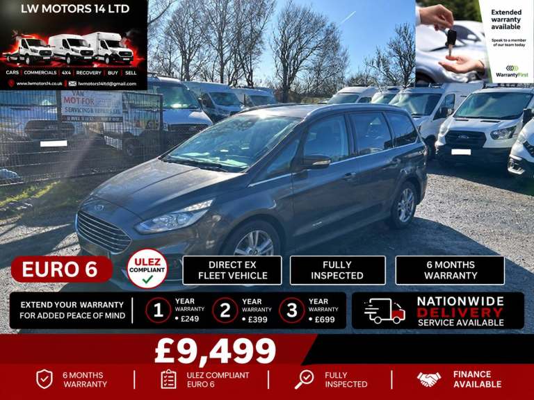 2021 Ford Galaxy 2.0 EcoBlue Titanium Euro 6 (s/s) 5dr MPV Diesel Manual