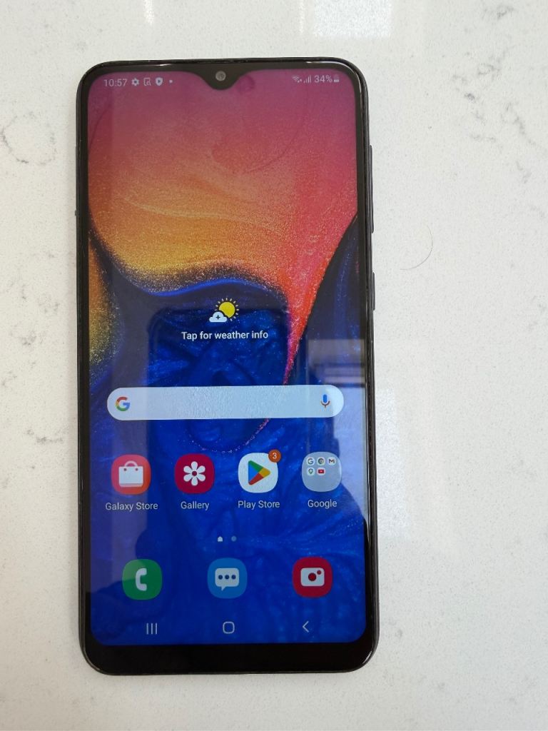 Samsung A10 dual sim cheap phone android can deliver for extra 