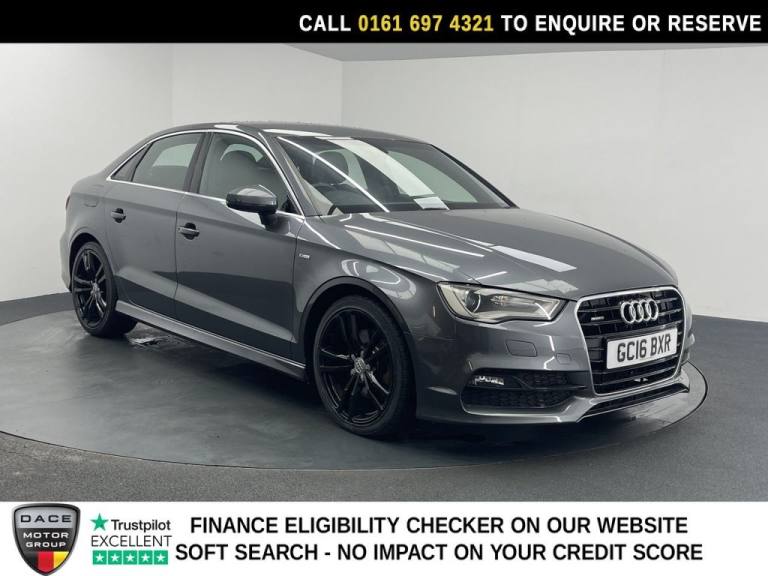 2016 Audi A3 2.0 TDI S line Saloon 4dr Diesel S Tronic quattro Euro 6 (s/s) (Nav) (184 p Saloon D...