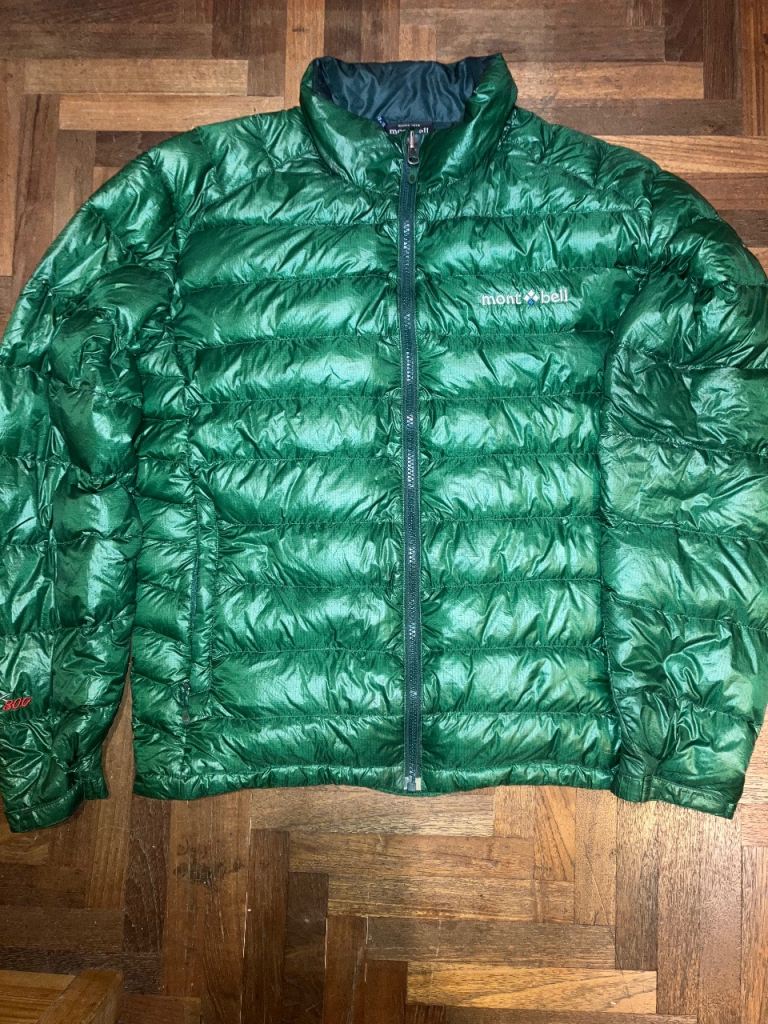 Montbell Puffer Jacket, Goose down ex800 mens medium