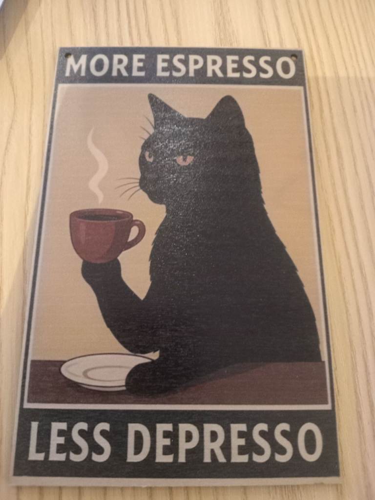 Small sign espresso Depresso (new)
