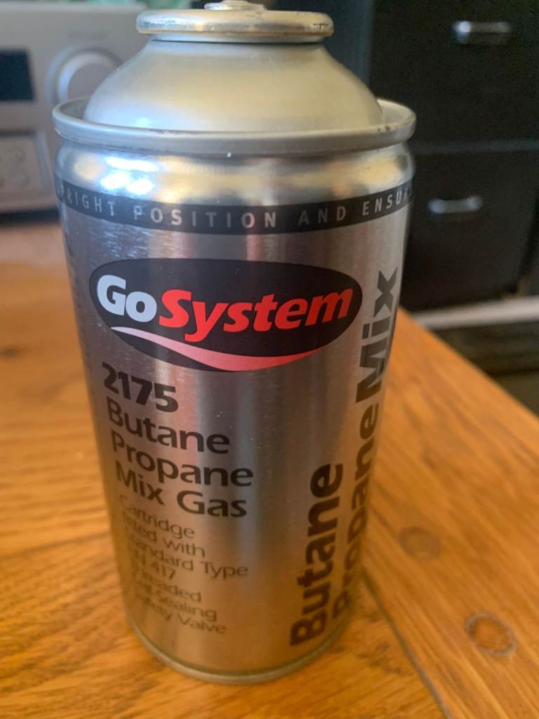 12 new GoSystem 2175 Butane Propane Mix Gas Cartridges - 170g Threaded EN417 - Amazon price £49.95