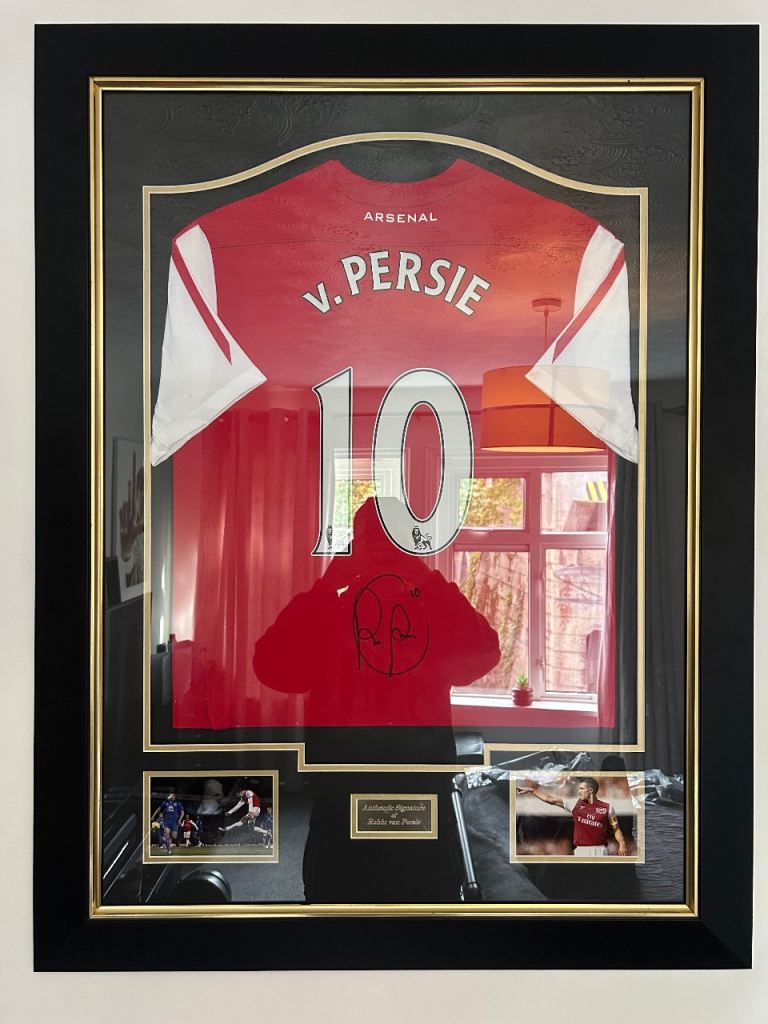 image for Signed Football shirt Framed 