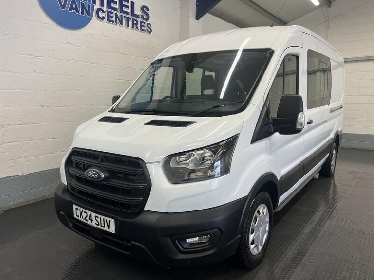 2024 Ford Transit 2.0 350 EcoBlue Trend Crew Van Double Cab 5dr Diesel Manual L3 H2 Euro 6 (s Com...