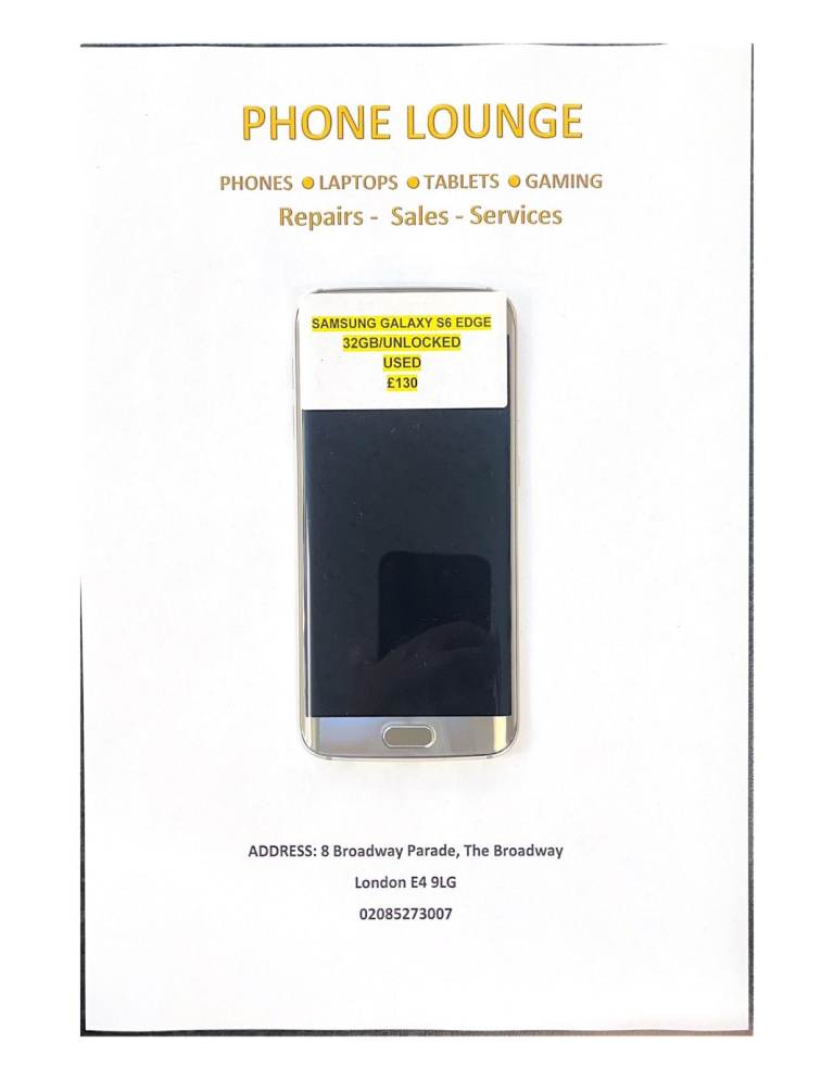 Samsung Galaxy S6 Edge 32GB Used Unlocked