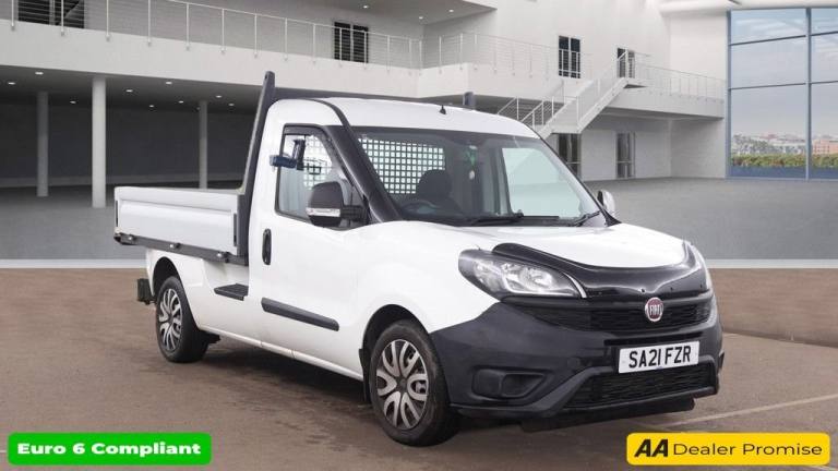 2021 Fiat Doblo White 1.6 MultiJetII Work Up Euro 6 Dropside, 43,000 miles, ULEZ compliant, Drops...