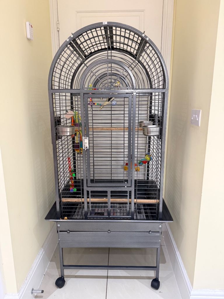 BARGAIN. LARGE BIRD CAGE. LIKE NEW CONDITION. LOCAL DELIVERY POSSIBLE 