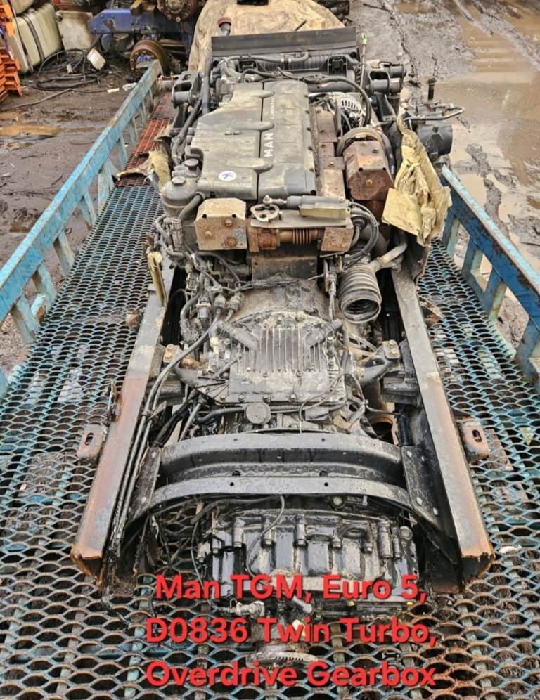 MAN TGM 18.250 Engine D0836 LFL63 Euro 5 Twin Turbo Lion Bus TGL Motor 250HP