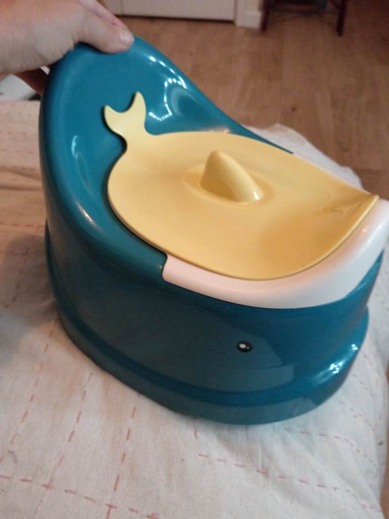Potty shaped like whale 