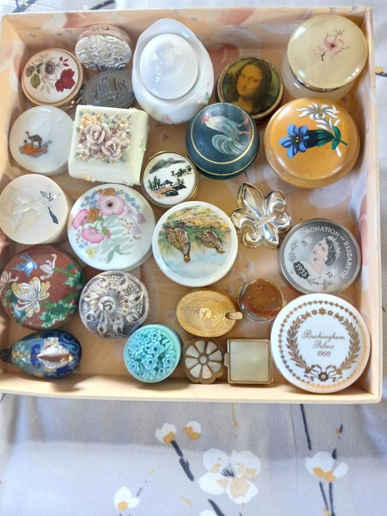 Collection of Pill/Trinket boxes (25)