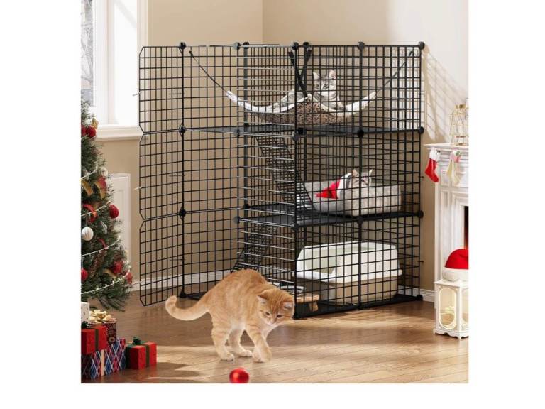 Indoor cat cage