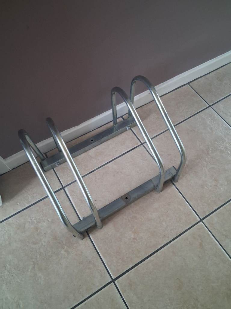 Chrome bike rack