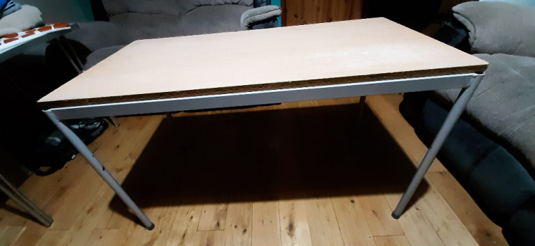 Rectangle shaped dining table/desk - used