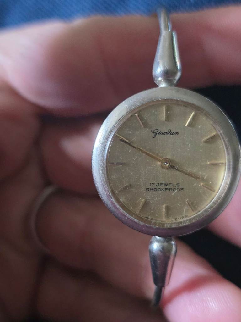 Giralux vintage bangle watch needs repair 