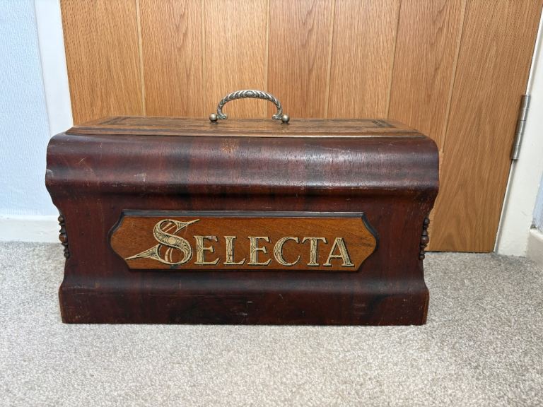  Selecta Wooden Sewing Machine Cover Box