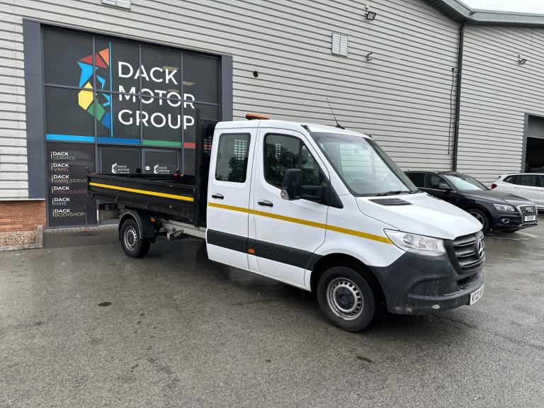 23 Reg Mercedes-Benz Sprinter L3 Double Cab Steel Body, Tipper 