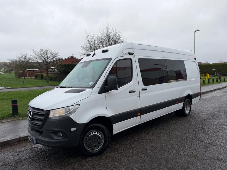 2019 19 MERCEDES SPRINTER 2.1 CDI 163 516 LWB HIGH ROOF CREW VAN WHITE EX POLICE