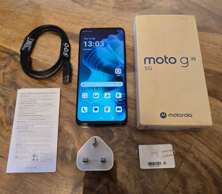 Mobile Phone - Motorola G35 - Unlocked  - Excellent Condition - Still Like New