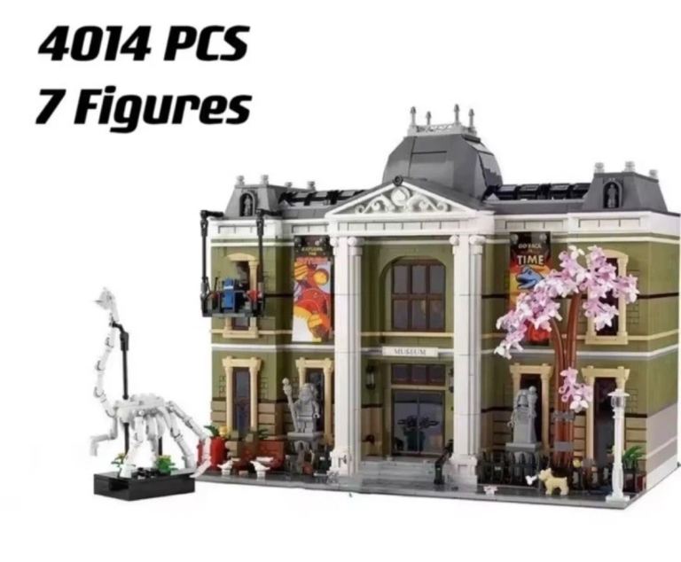 4014 Piece Natural History Museum Including 7 Figures Building Block Set