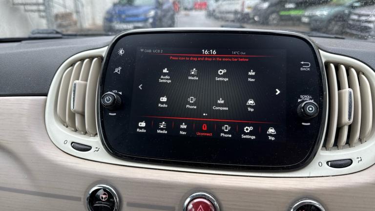 2020 Fiat 500 1.2 Dolcevita 2dr Petrol Convertible Convertible Petrol Manual