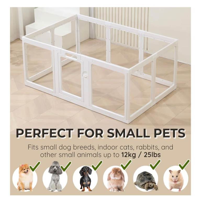 Small pet or puppy play/hospital pen. Alternative to crate.