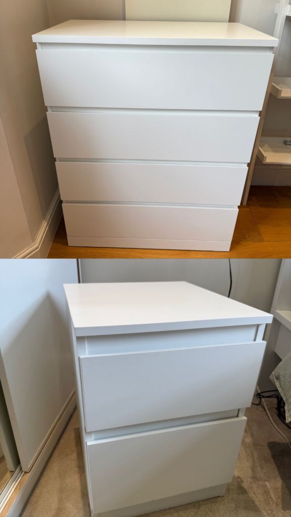 2x Drawers set