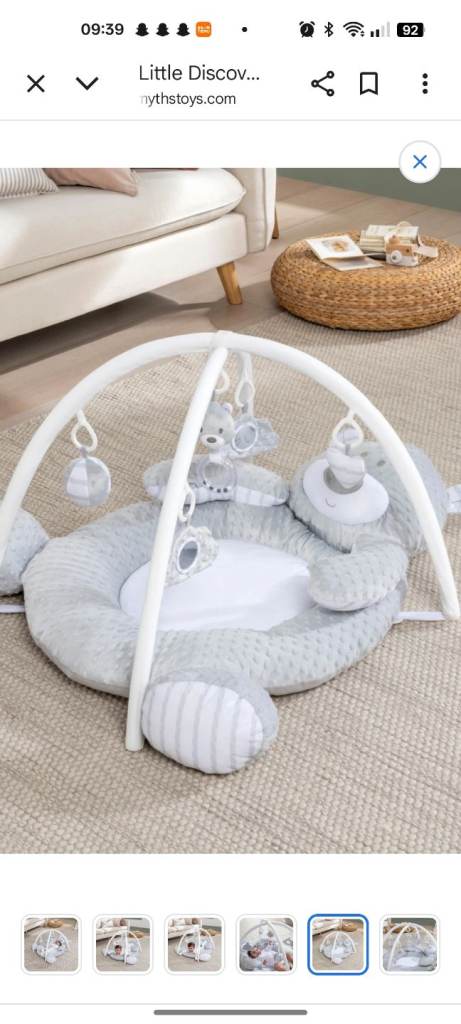 Bear baby activity mat