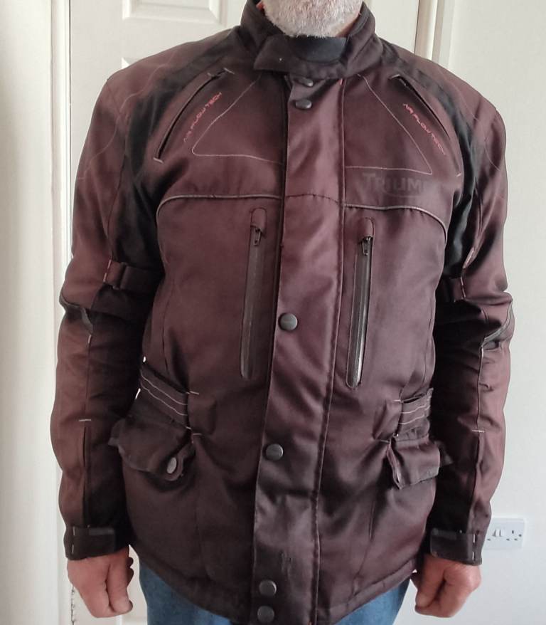 Triumph Air Flow Tech Tri Tex Motorbike Jacket Size XL